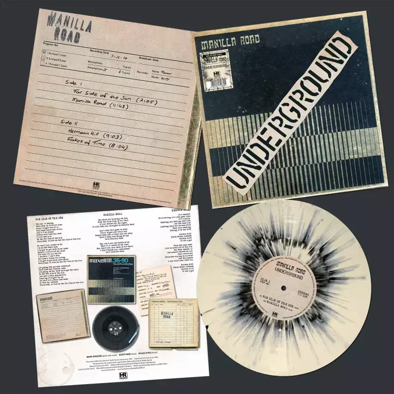 MANILLA ROAD · Underground | SPLATTER LP (Heavy Metal Vinyl)