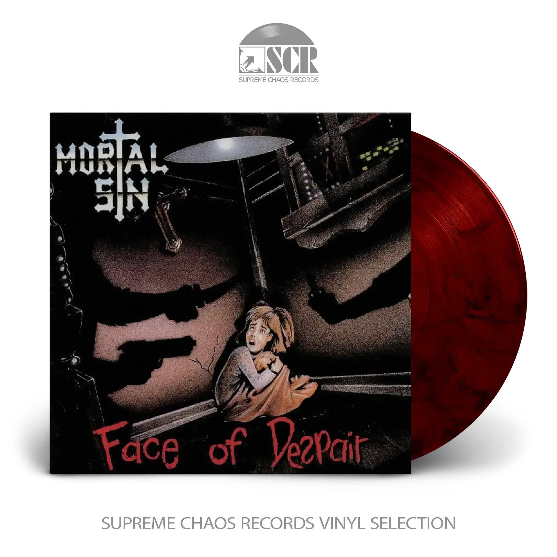 MORTAL SIN · Face Of Despair | DARK RED LP (Thrash Metal Vinyl)