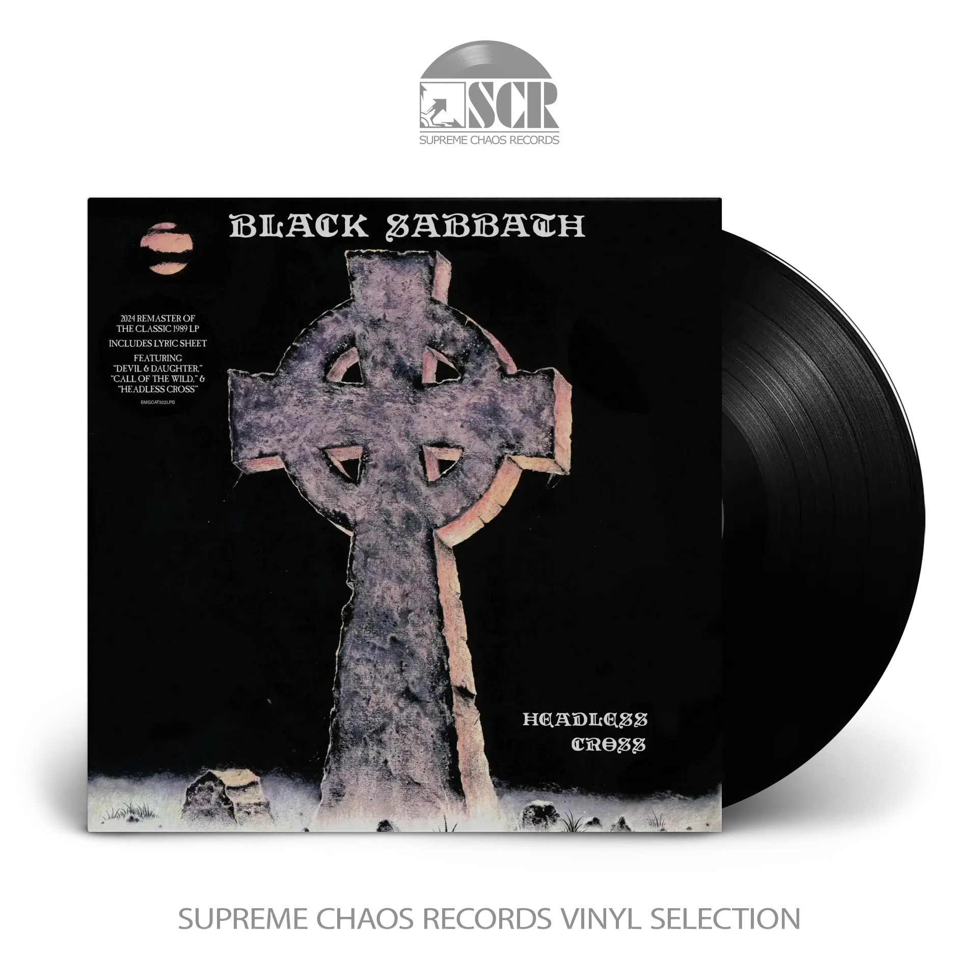 BLACK SABBATH - Headless Cross (2024 Remaster) · BLACK LP (Heavay Metal/Hard Rock/Classic Rock Vinyl)