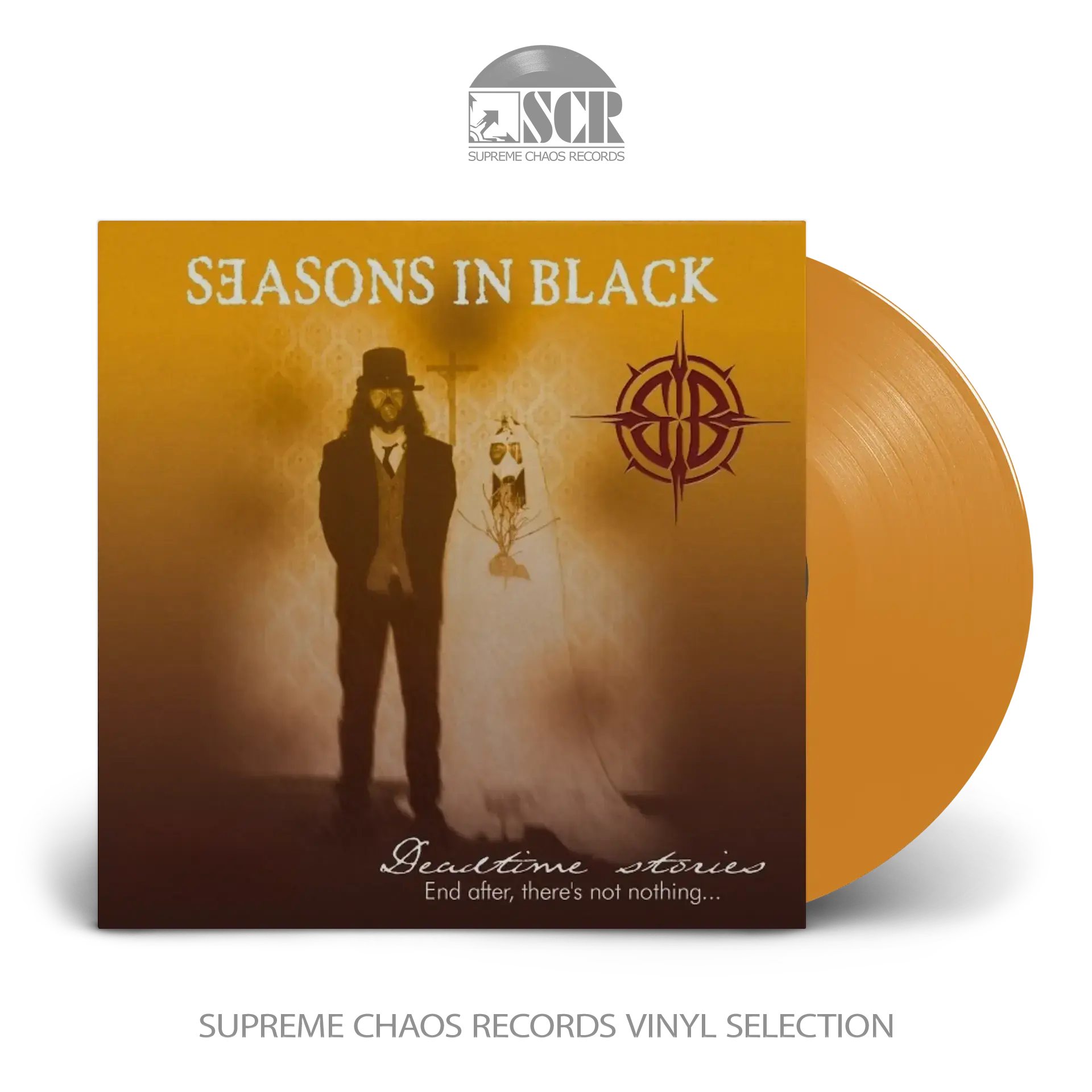 SEASONS IN BLACK - Deadtime Stories (Re-Release) · ORANGE LP (Doom Metal Vinyl)