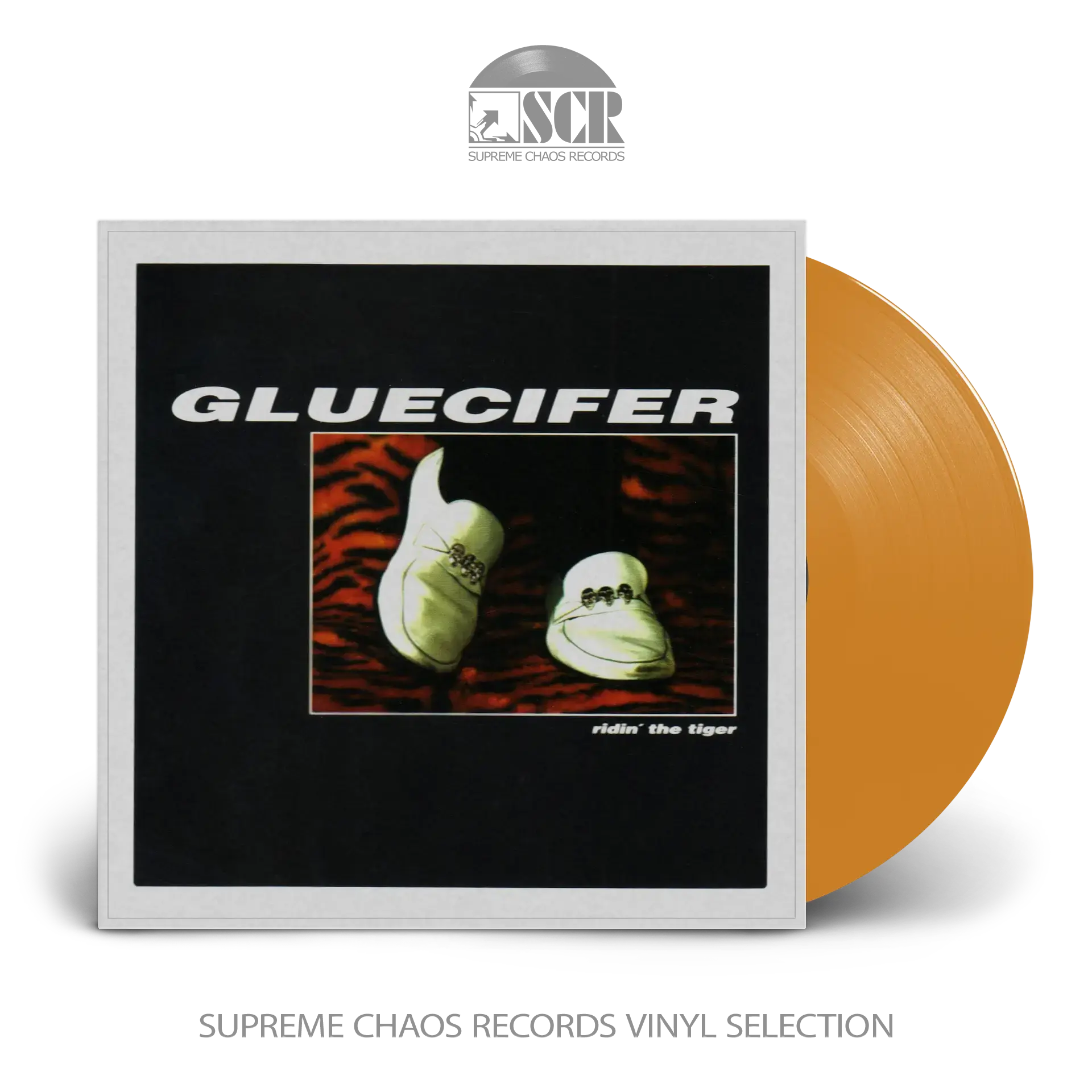 GLUECIFER · Ridin' The Tiger | SOLID ORANGE LP (Hard Rock Vinyl)