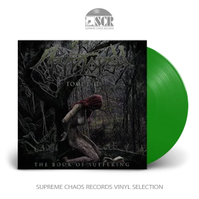 CRYPTOPSY · The Book Of Suffering - Tome I + II | TRANSPARENT GREEN LP (Technical Death Metal Vinyl)