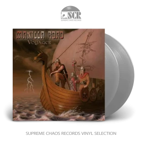 MANILLA ROAD · Voyager [SILVER LP+10"] | DLP (Heavy Metal Vinyl)