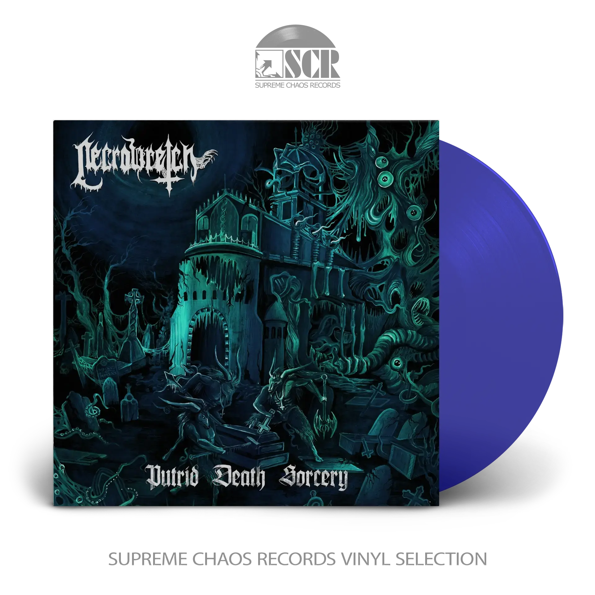 NECROWRETCH · Putrid Death Sorcery | SEA BLUE LP (Death Metal Vinyl)