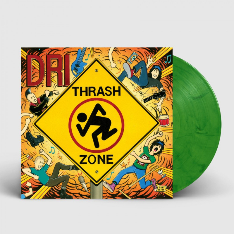 DRI - Thrash Zone · GREEN LP (Thrash Metal Vinyl)