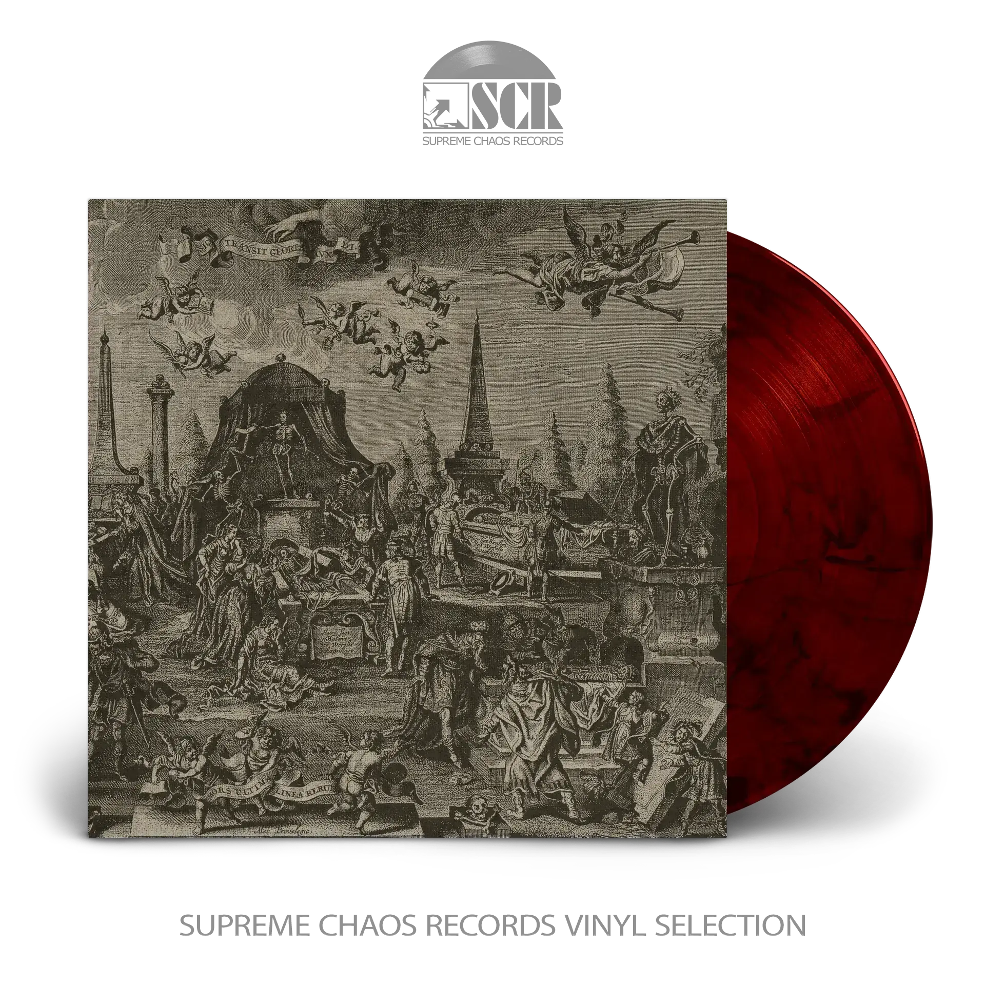 MISOTHEIST - Vessels By Which The Devil Is Made Flesh · TRANSPARENT RED SMOKE LP (Black Metal Vinyl)