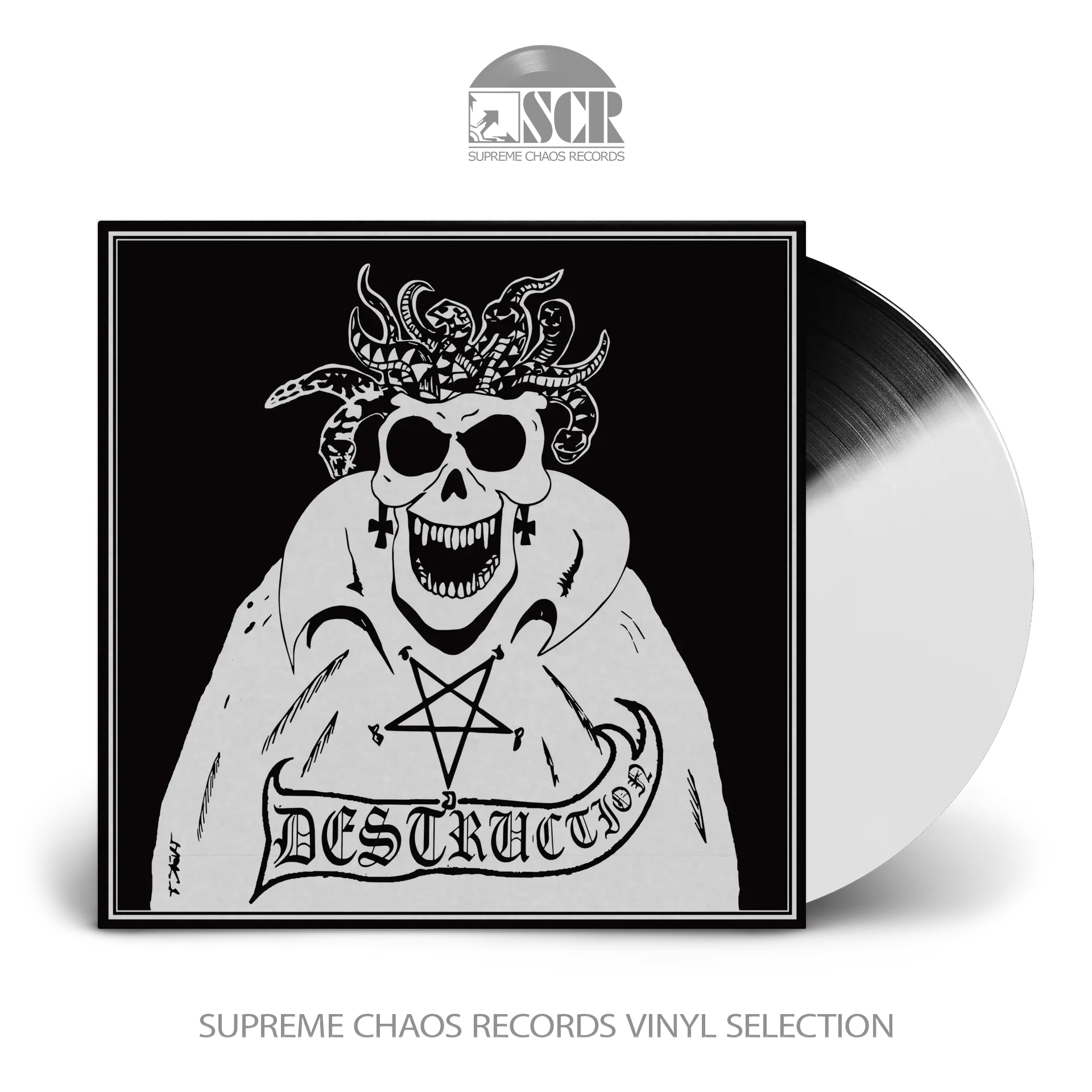 DESTRUCTION - Bestial Invasion of Hell [BLACK/WHITE LP] (Thrash Metal Vinyl)