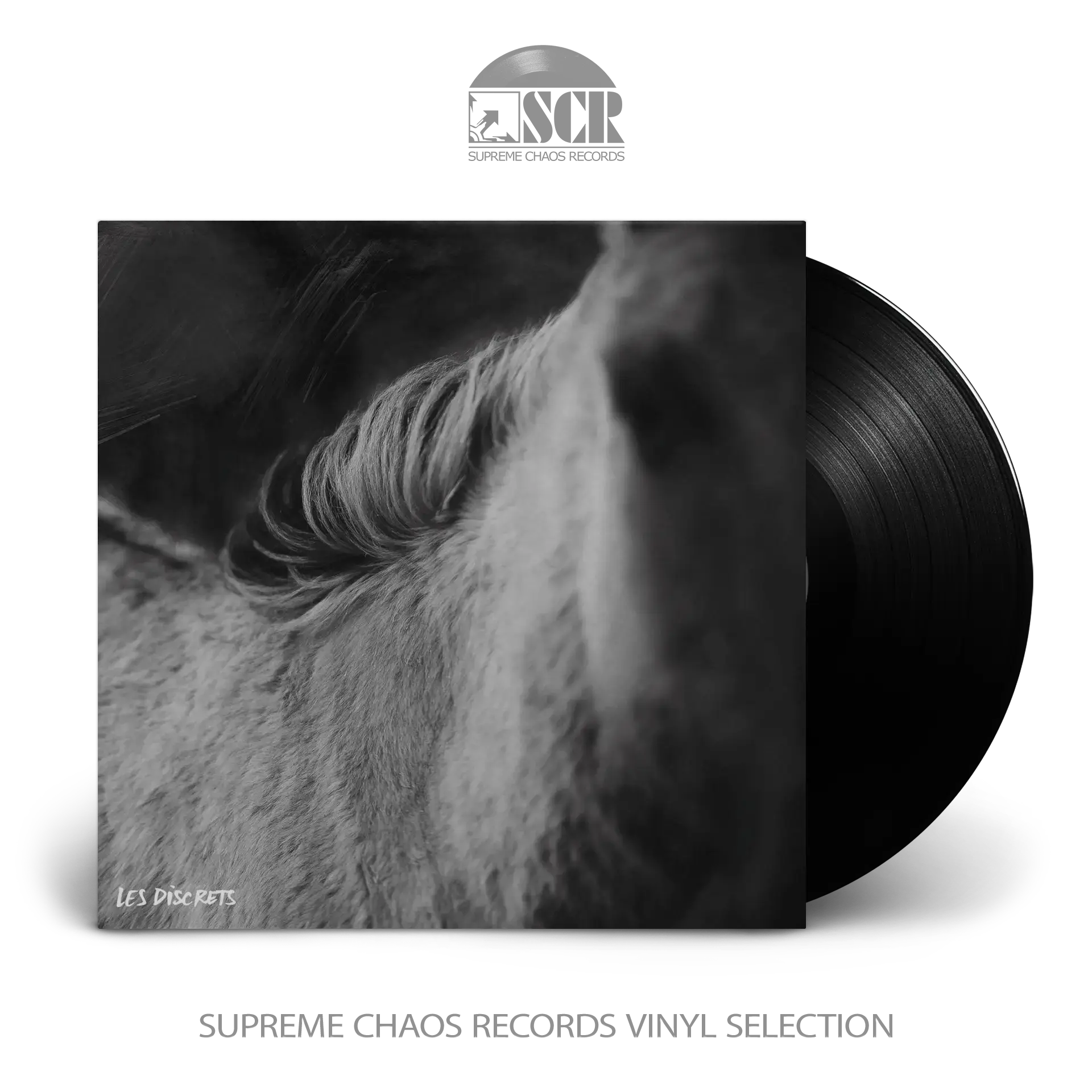 LES DISCRETS · Rue Octavio Mey / Fleur des Murailles | BLACK LP (Progressive Rock Vinyl)