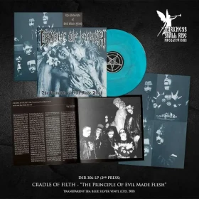 CRADLE OF FILTH · The Principle of Evil Made Flesh | SEA BLUE/SILVER LP (Black Metal/Gothic Metal Vinyl) · Bild 2