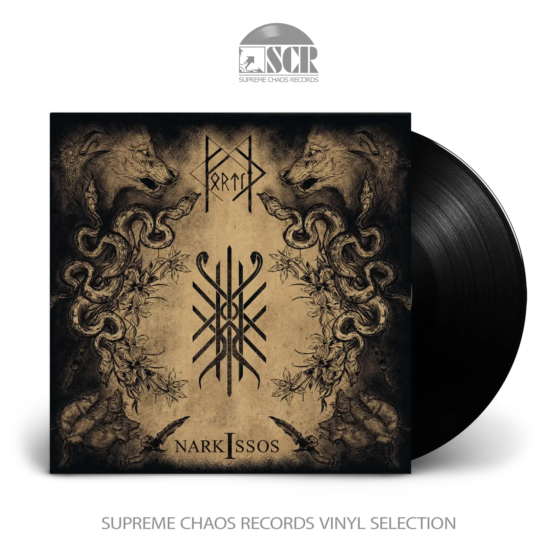 FORTÍÐ - Narkissos · BLACK LP (Black Metal Vinyl)