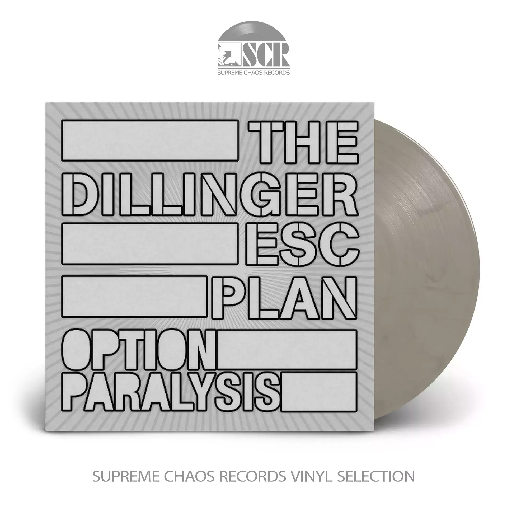 THE DILLINGER ESCAPE PLAN · Option Paralysis | GOLD/BLACK MARBLED LP (Mathcore/Progressive Metal Vinyl)
