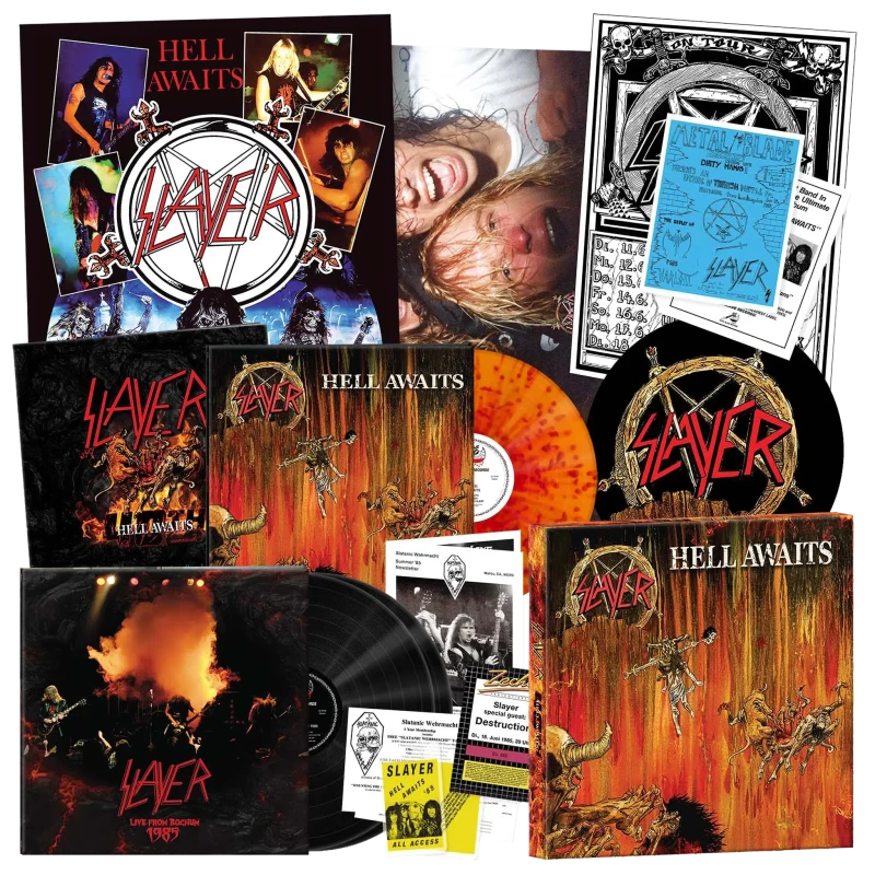 Slayer · Hell Awaits - 40th Anniversary | Splatter 3LP BOX SET